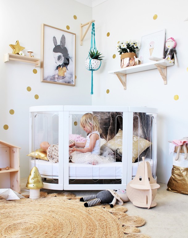 versatile baby cot that grows with your child